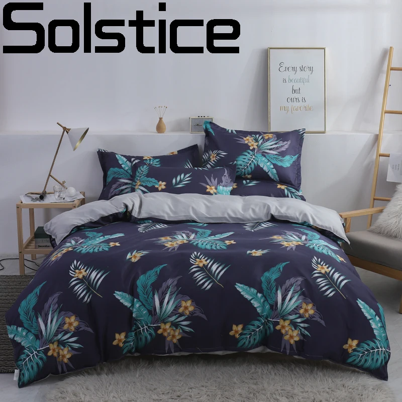 Solstice высокое качество комплекты постельного белья для подростков простыня