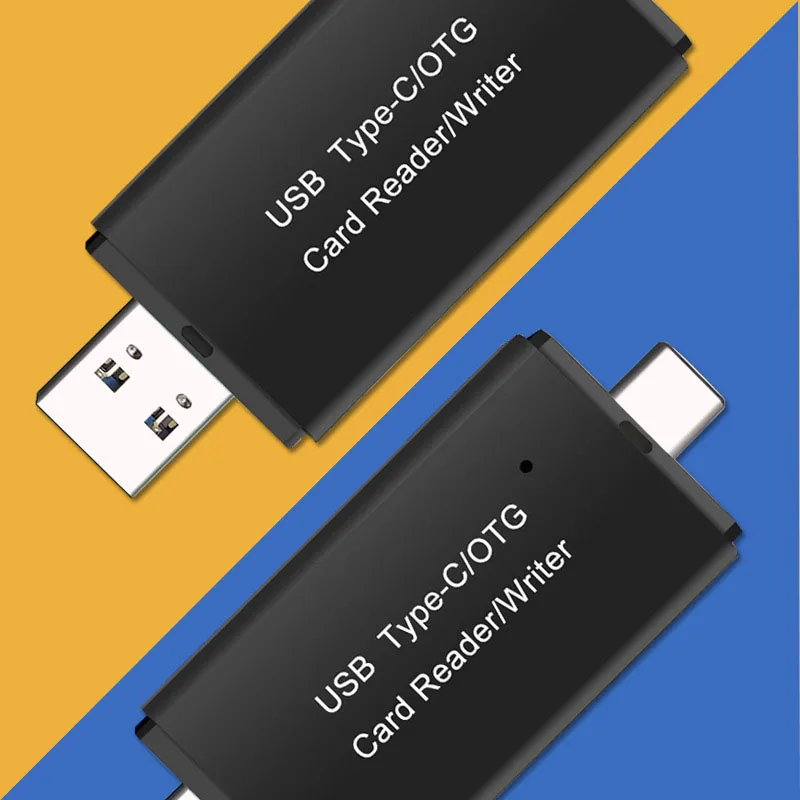 3 в 1 кардридер usb 30 type c для sd micro sd tf адапт