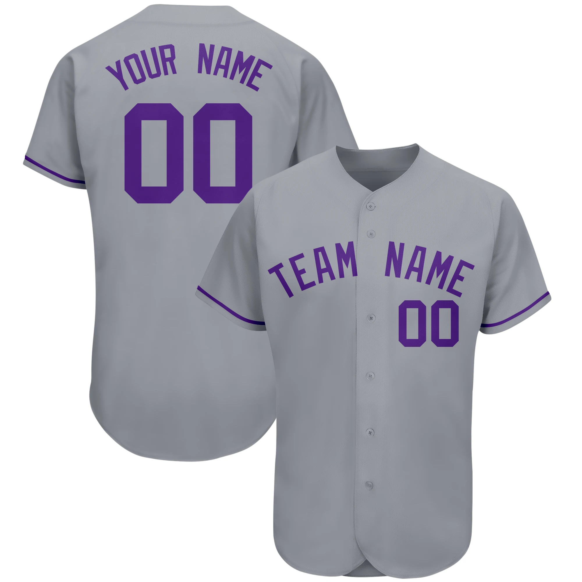 

Customize Baseball Jersey Breathable Soft Sportswear Training Shirts Embroidered Team&Name&Number athletes&casual For Adult/Kids