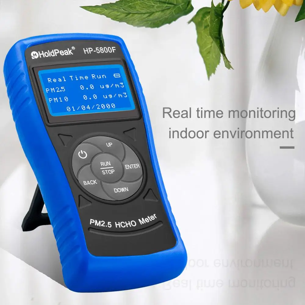 Holdпик HP-5800F цифровой HCHO PM2.5/10 детектор внутренний открытый тестер качества воздуха анализатор газа мониторинг окружающей среды тестер