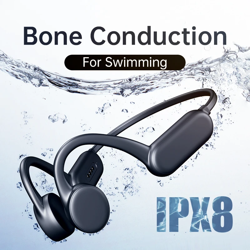 Bluetooth-наушники LeTi с костной проводимостью 8 ГБ IPX8 | Электроника