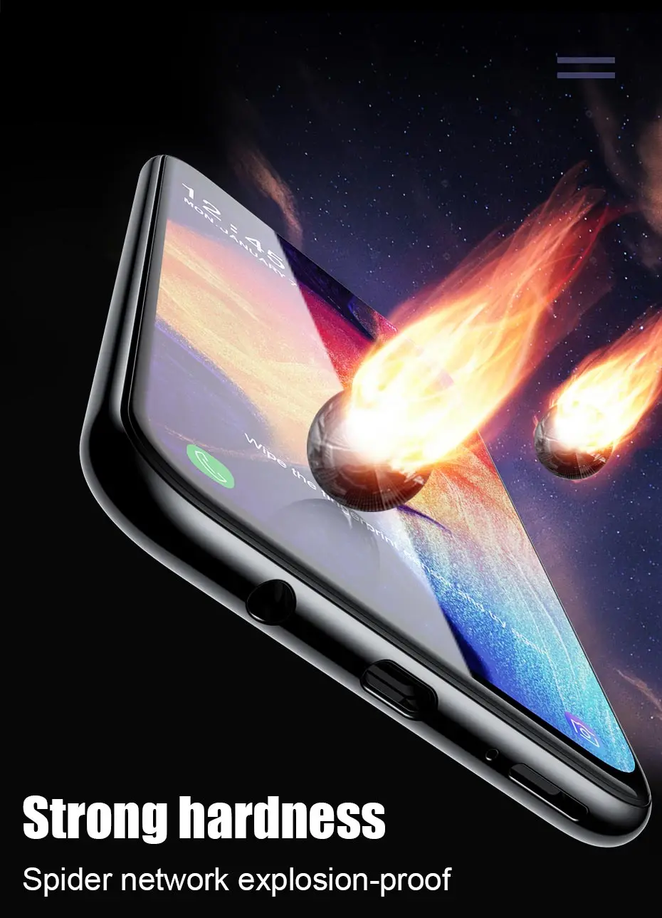 2Pcs40D закаленное Стекло для samsung Galaxy A50 A40 A60 A30 A10 Экран Защитная Стекло для samsung A70 A20E M10 M20 M30