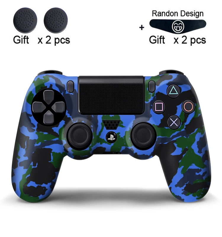 Данные лягушка камуфляж силиконовый резиновый гель кожа для sony PS4 Slim/Pro контроллер Обложка защитный чехол для PS4 беспроводной контроллер
