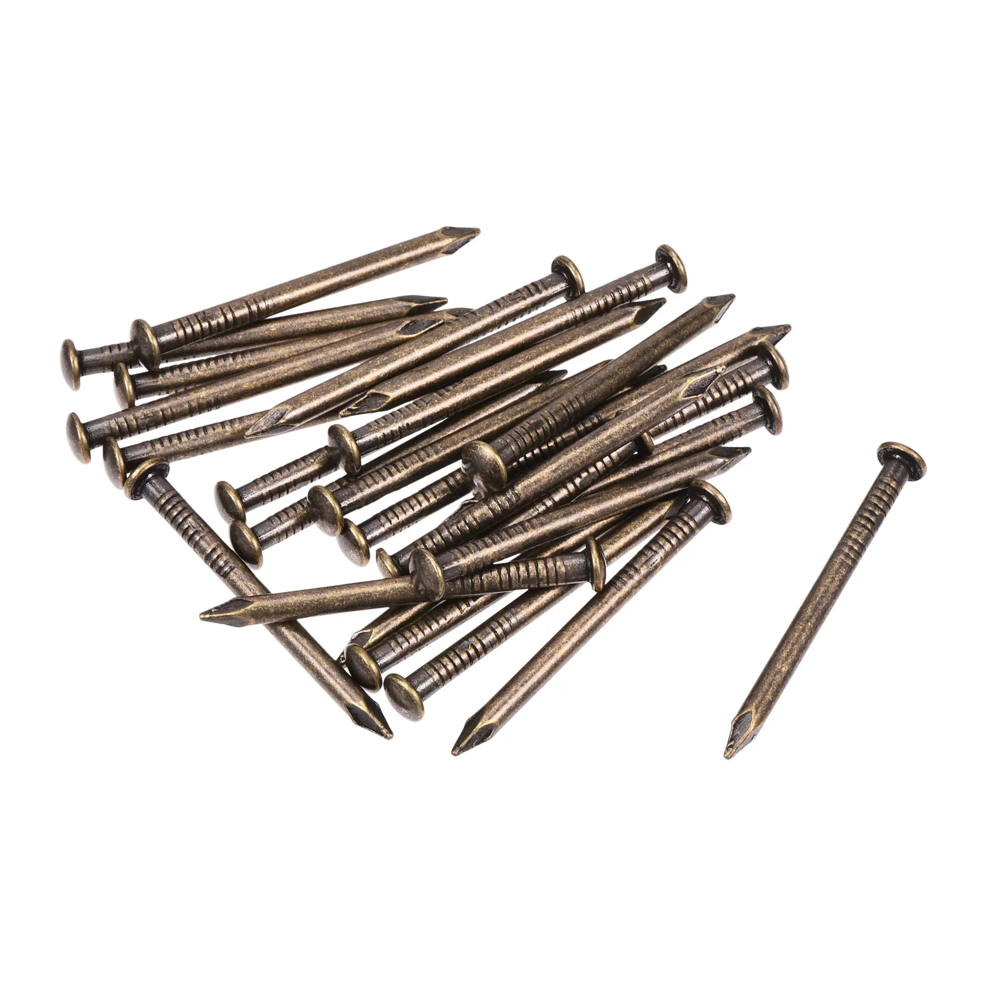 

Небольшие крошечные латунные гвозди Uxcell 2,8x40 мм для самостоятельной сборки, аксессуары для деревянных изделий, 25 шт.