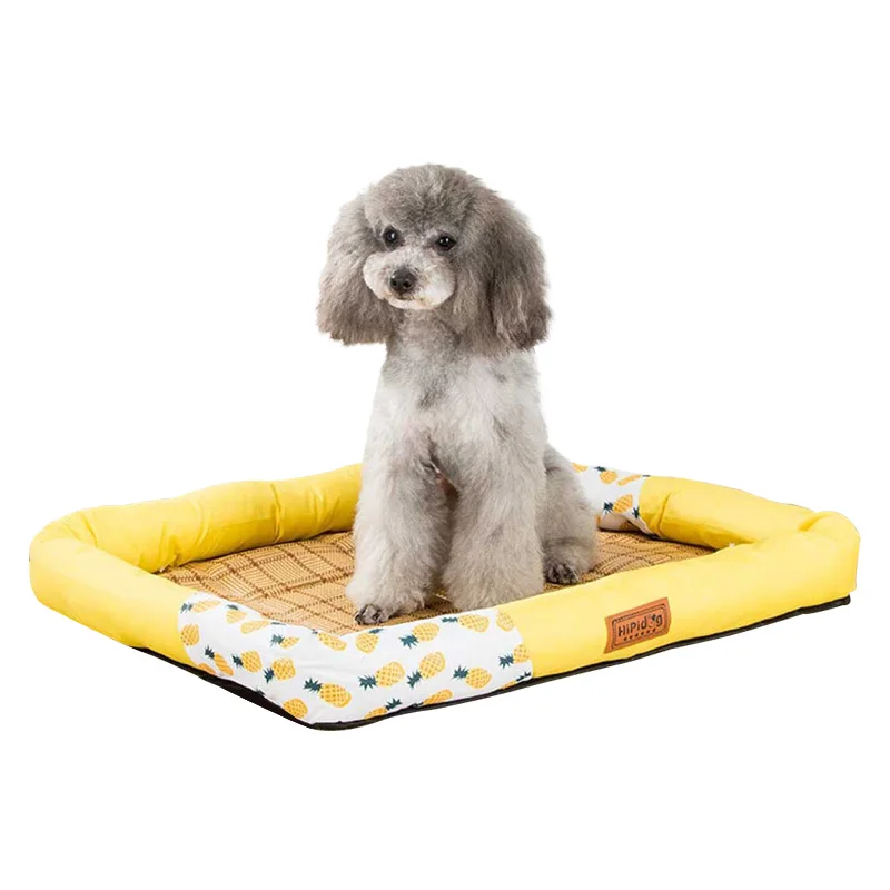 

Принадлежности для домашних животных летняя крутая подушка для собаки дышащая удобная Водонепроницаемая кровать для кошек подходит для ма...