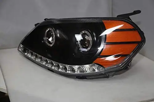 Black Housing 1 пара для Toyota Mark II GX110 светодиодная фара в сборе передние фары фара 2003 2004 2005 2006 2007 год ксенон комплект задних фар - Цвет: Black Housing
