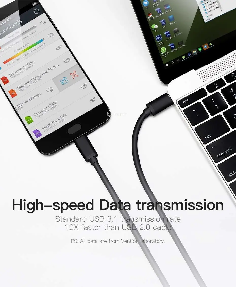 3а PD Type C к USB кабель Быстрая зарядка для Samsung Note 10 9 S9 S10 Ноутбук макбок XiaoMI Google Huawei Asus