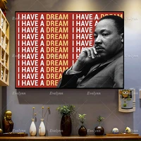 martin luther king quotes poster i have a dream black pride black leader wall art prints home decor canvas unique gift