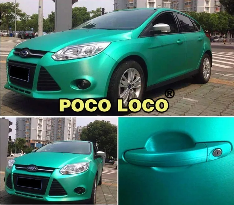 Виниловая пленка для отделки автомобиля матовая хромированная металлическая