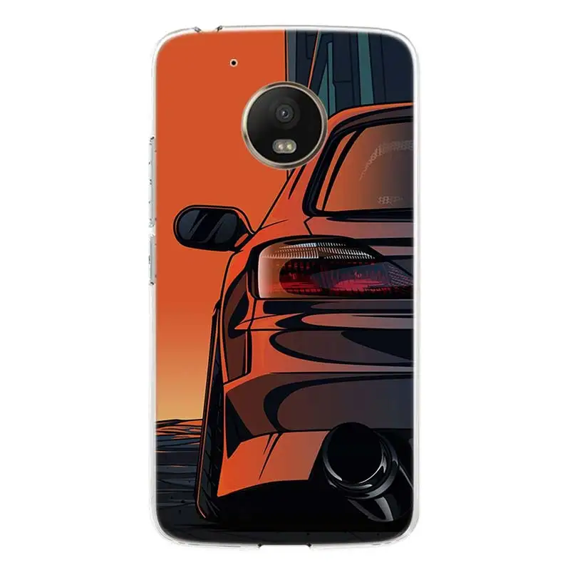 Модный чехол для телефона с изображением спортивных автомобилей Motorola Moto G9 G8 G7 G6 G5S