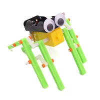 diy kit science experiment crawling robot spider electronic kids educational set stem physics toys for children boy 8 years