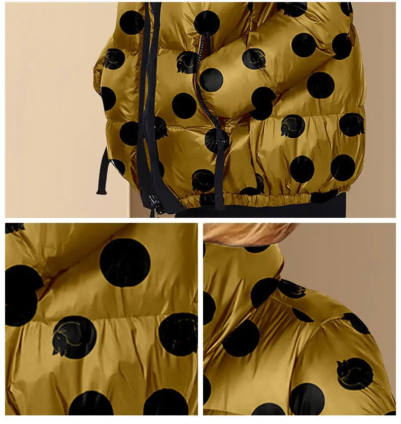 

Women's down padded jacket short short, small trendy winter 2021 new fashion trendy wild temperament warm jacket women fashion