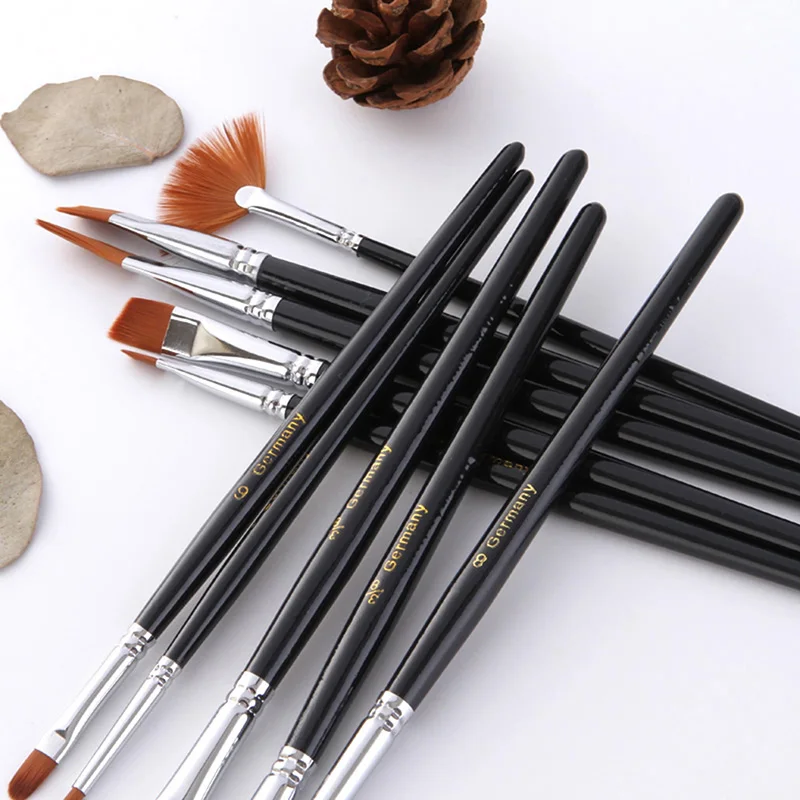 12 шт./компл. набор кистей для макияжа мягкие синтетические головки кисточки с