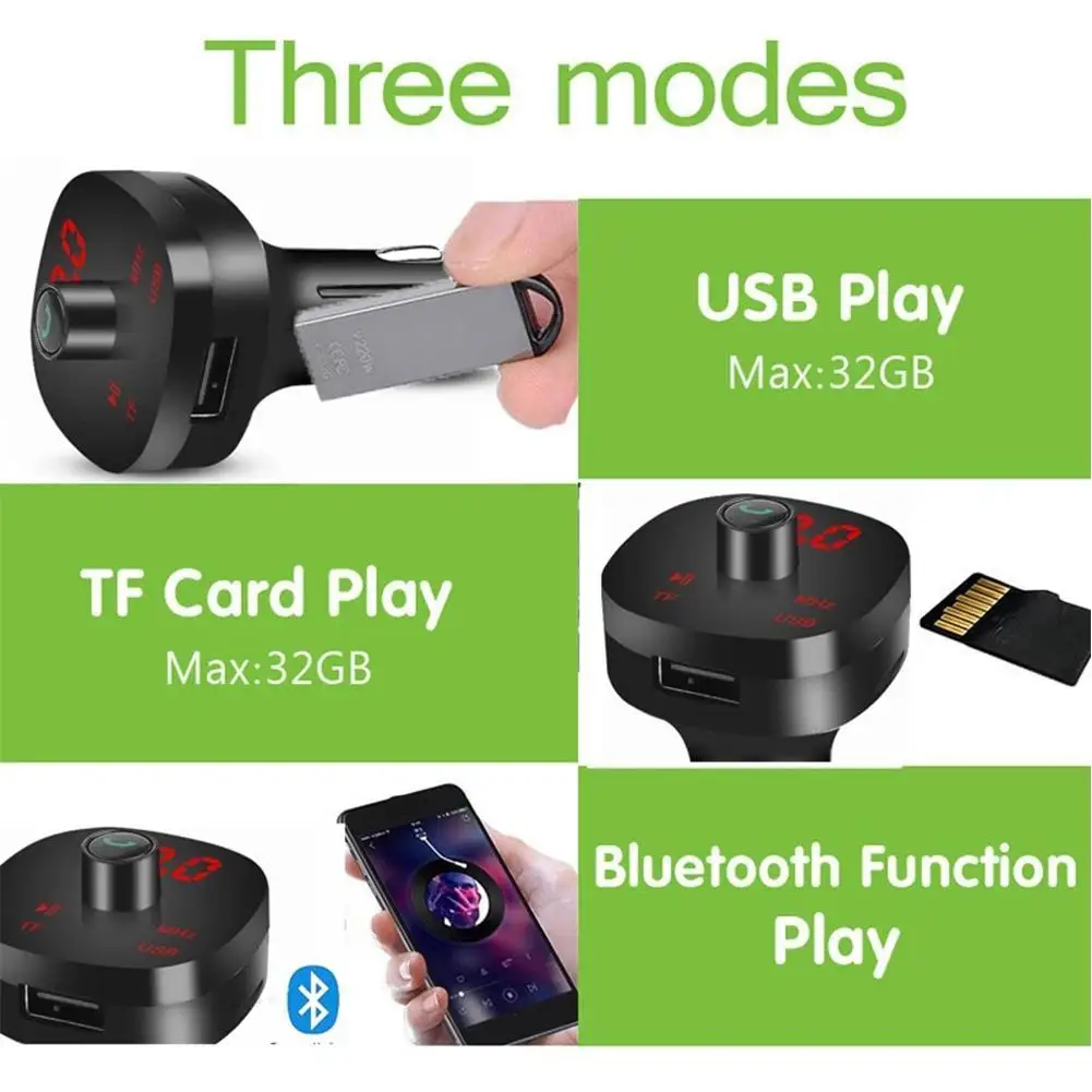 Dc12v 24v высокое Скорость Usb2.0 Mp3 плеер Bluetooth автомобильный набор Handsfree Dual Usb Поддержка