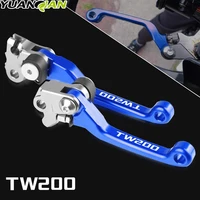 motorcycle cnc dirt bike clutch brake lever for yamaha tw200 tw 200 2000 2017 2001 2002 2003 2004 2005 2006 2007 2008 2009 2010