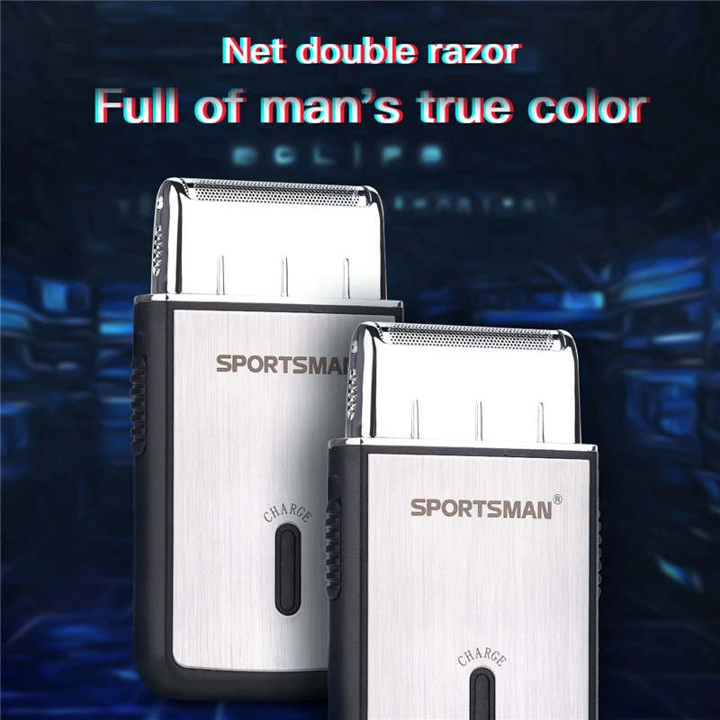 

Electric Shaver Mini USB Shaving Machine Charging Cordless Mustache Barbeadores Portable Male Beard Trimmer 40D