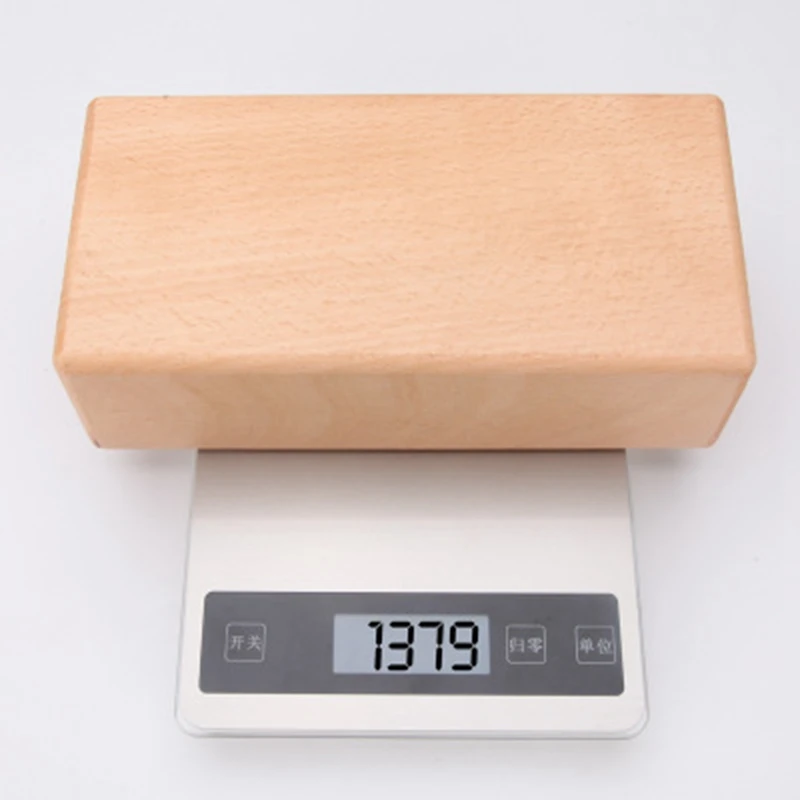 Кирпич для йоги твердая древесина подушка фитнеса бук дерево лошадь пресс камень