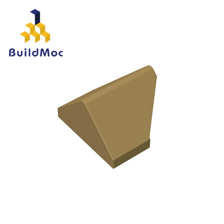 BuildMOC совместимый высокотехнологичный 3049 склон 45 2x1 для строительных блоков