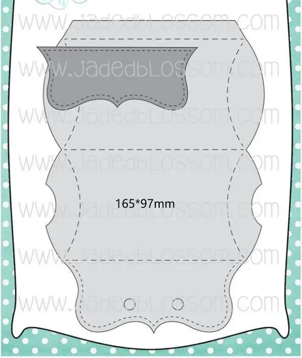 

Pillow Box metal cutting dies mold card Scrapbook paper craft knife mould blade punch stencils