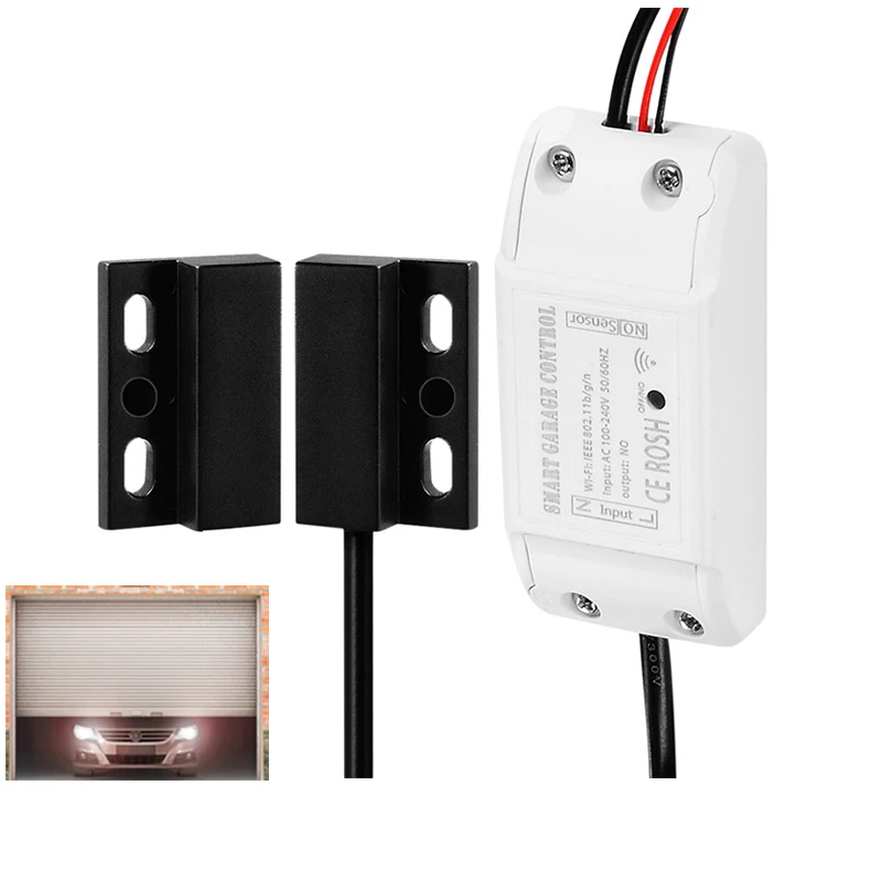 Wifi Electric Garage Door Gate Opener Relay Switch Controller For Tuya Smart Life Home Automatic Alexa Google Mini Iftt |
