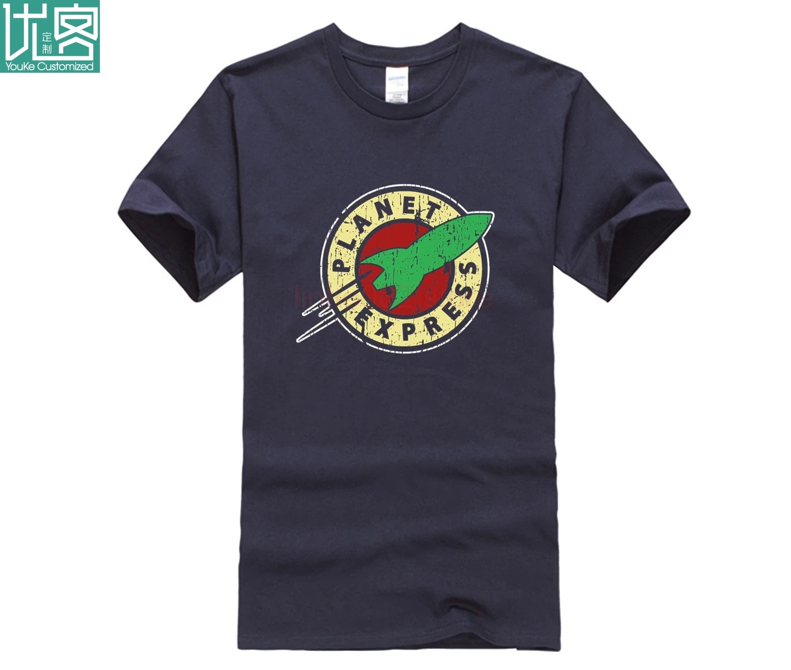 Новая футболка Planet Express с коротким рукавом забавным дизайном на заказ | Мужская