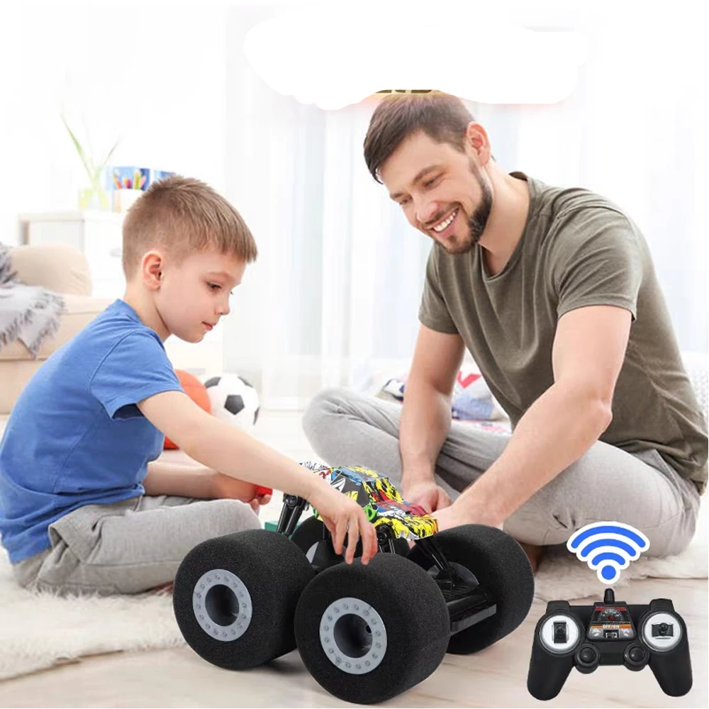 Подходит для детей с артистическим мягкая губка шины RC машина каскадер дрейф