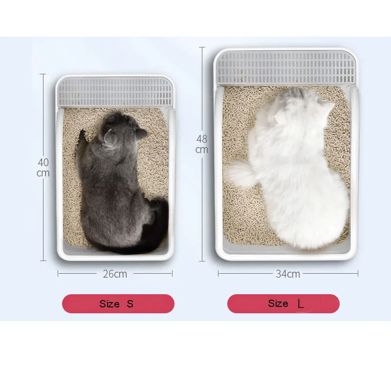 Полузакрытый туалет для кошачьего туалета унитаз кошек чистый набор тренировки