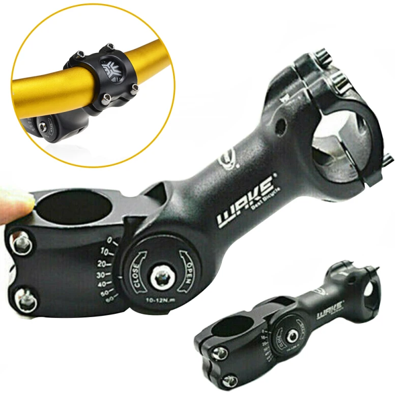 

Wake 31.8Mm Fiets Stuurpen 90Mm 45 Graden Weg Mountainbike Stuurpen Voor Xc Mtb Mountain Road Stad fiets Fietsen Deel