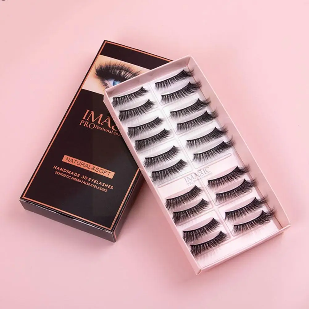 

3d Faux Mink Lashes Natural Soft Wispy Professional Professional Cils Wholesale Faux Tools Makeup Makeup Y2o4