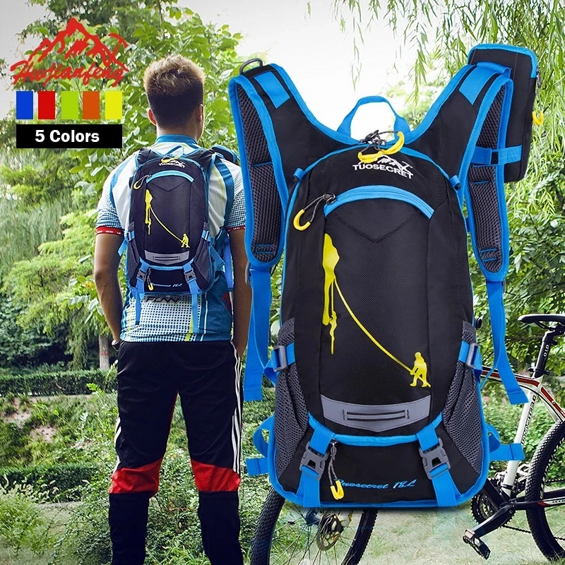 

18L Waterproof And Breathable Bicycle Backpack Men And Women Nylon Cycling Hiking Camping Running Backpack Hydration Backpack