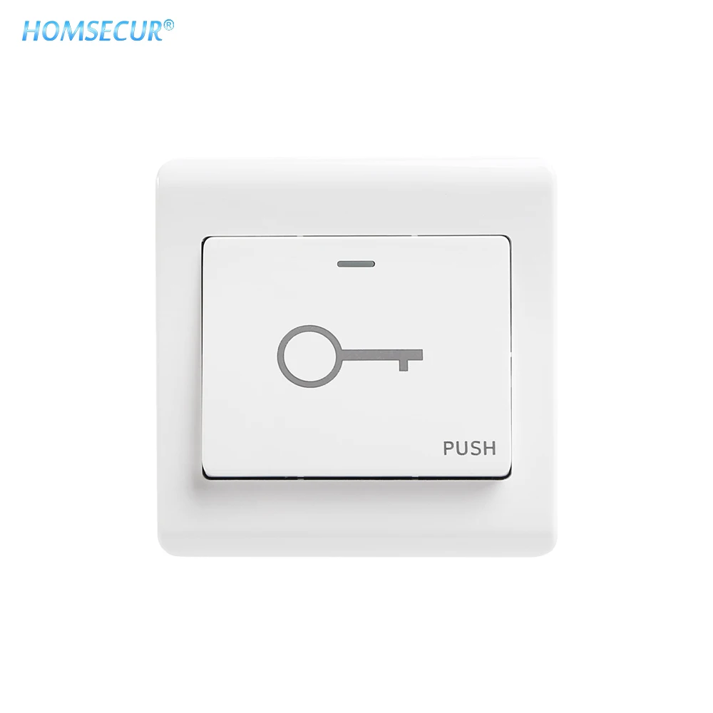 HOMSECUR выходной кнопочный переключатель для контроля доступа к двери совершенно