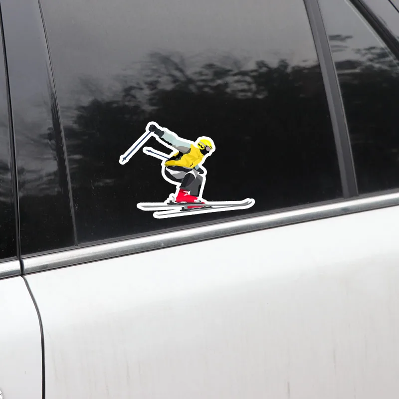 

Hot Sell Creative Climbing Fashionable Ski Mountain Extreme Sport Graphic Car Sticker Motorcycle Vinyl Anti-UV PVC