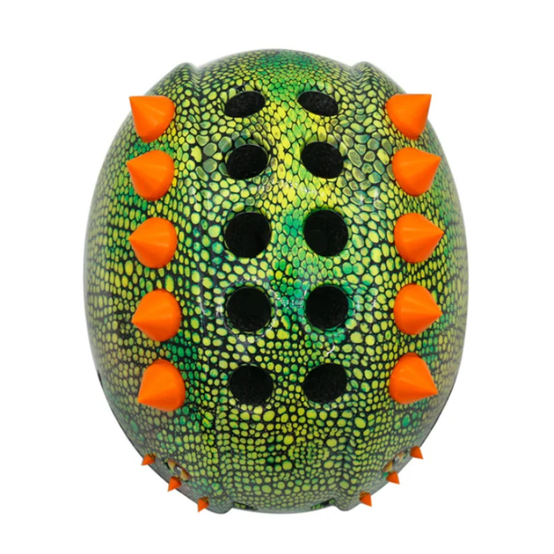 

3D Dinosaur Modeling Creative Cartoon Kids Bicycle Helmet Intergrally-molded Breathable Full Face Bike Cycling Helmet