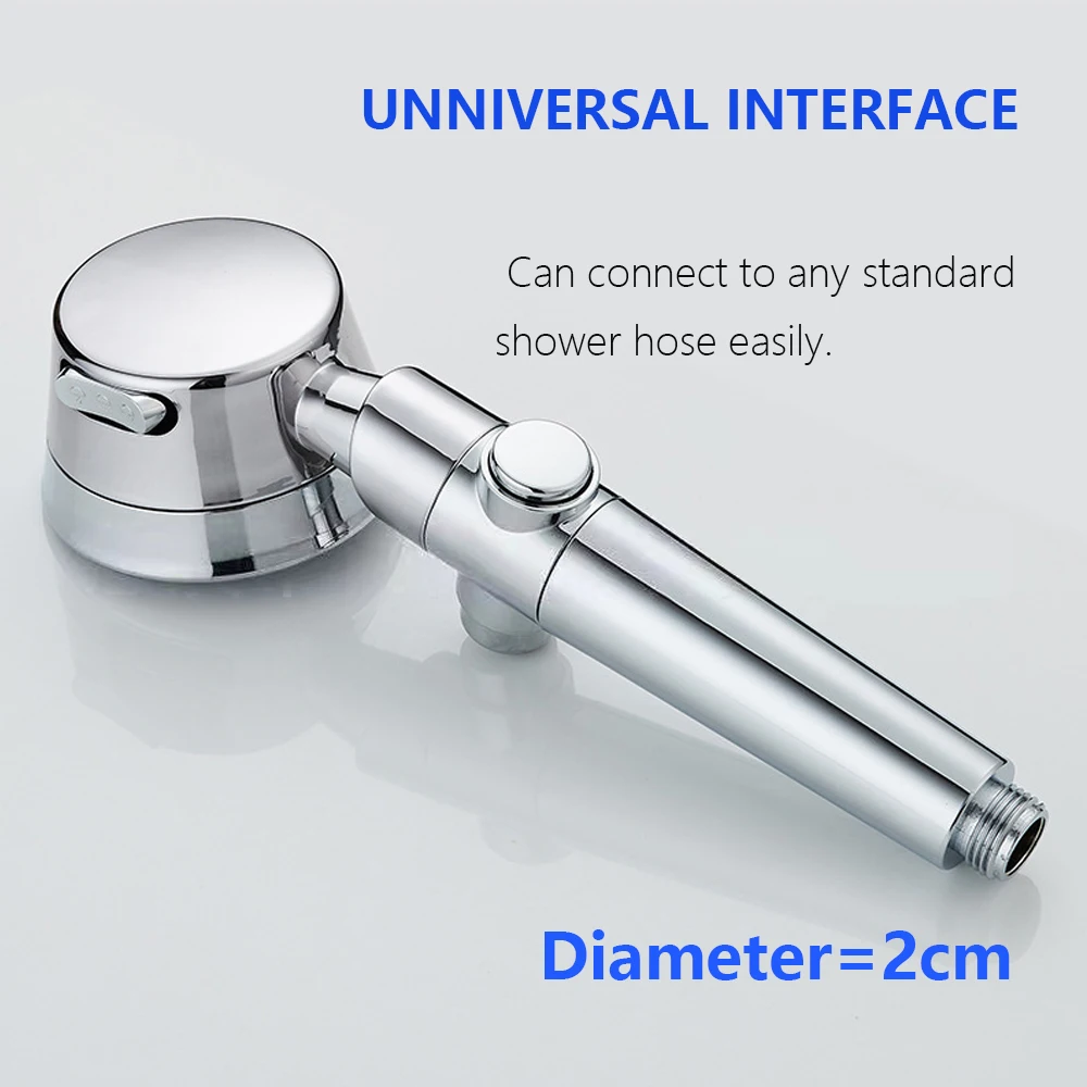 adjustable new design high pressure shower head magic waterline rainfall water saving pp filter with universal fitting bathroom free global shipping