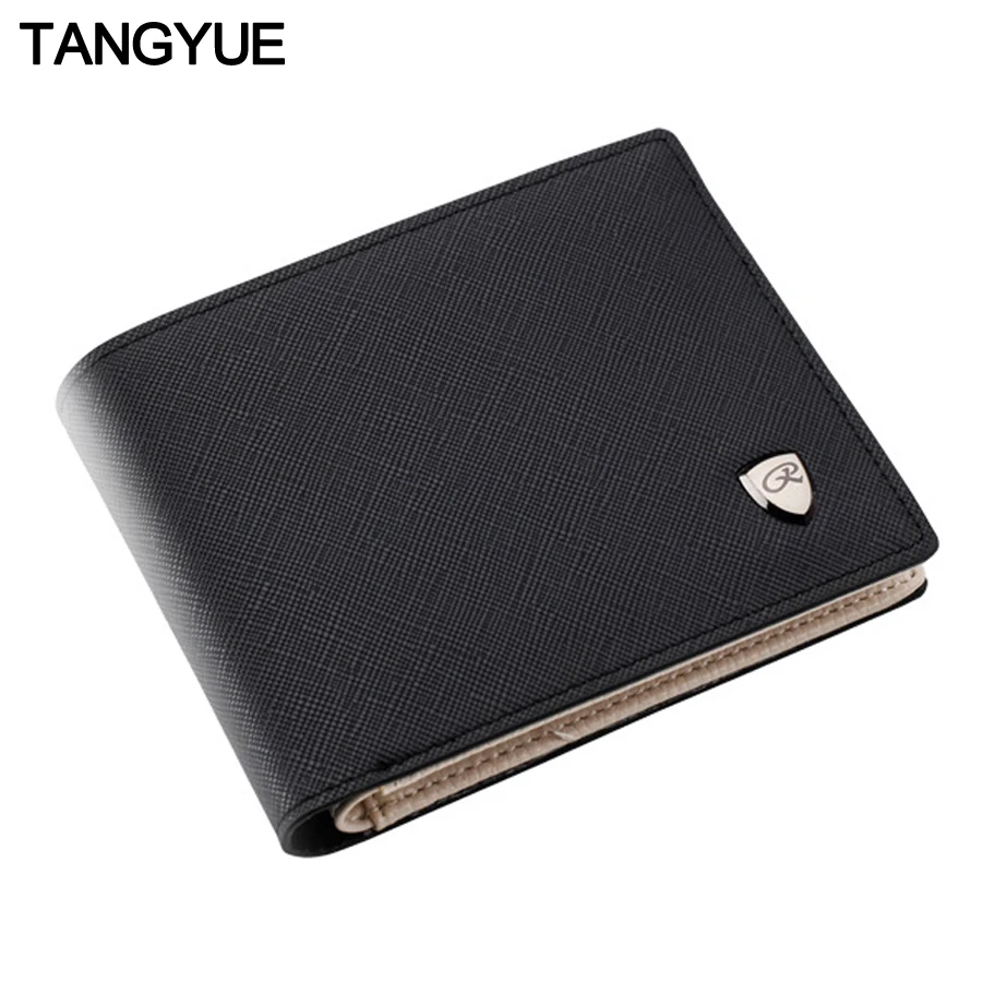 Ultra Thin Men's Wallet Male Leather Luxury Brand Design Small Slim Walet Card Coin Purse for Men Wallets Short portomonee | Багаж и