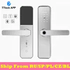 Электронный дверной замок X5, водонепроницаемый биометрический дверной замок с отпечатком пальца, Bluetooth, цифровая клавиатура, дистанционное управление через приложение TTlock