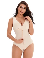 reducing and shaping girdles woman colombian post liposuction latex body shaper shapewear vest
