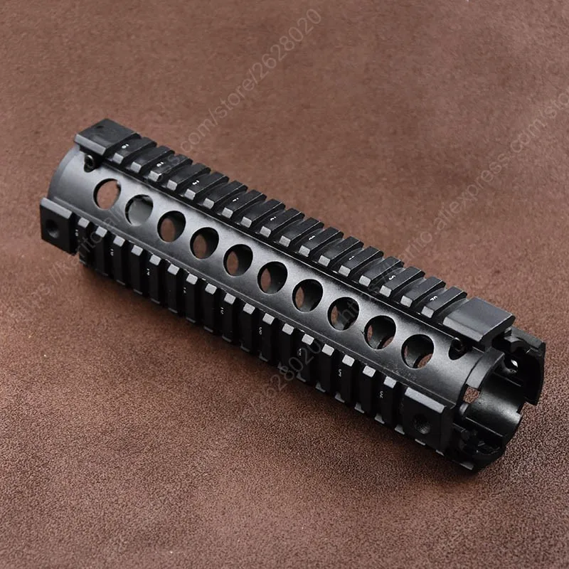 Модель 4/ar15 средняя длина дропшиппинг Quad Rail алюминиевые части 2 рельсы для охоты