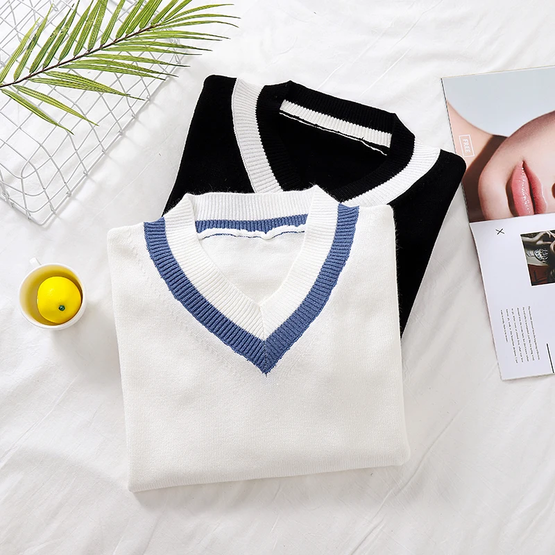 Женский вязаный свитер Heliar повседневный облегающий в европейском стиле с