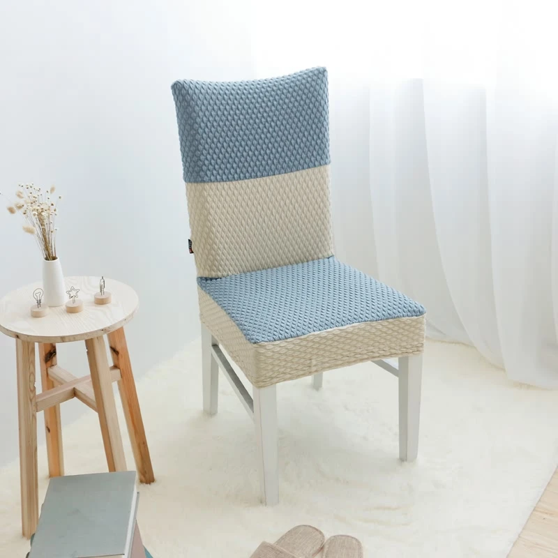

Curved Chair Cover Stretch Dining Armchair Furniture Cover Chair Stretch Nordic Dining Room Capa De Cadeira Wedding Chair BK50YT