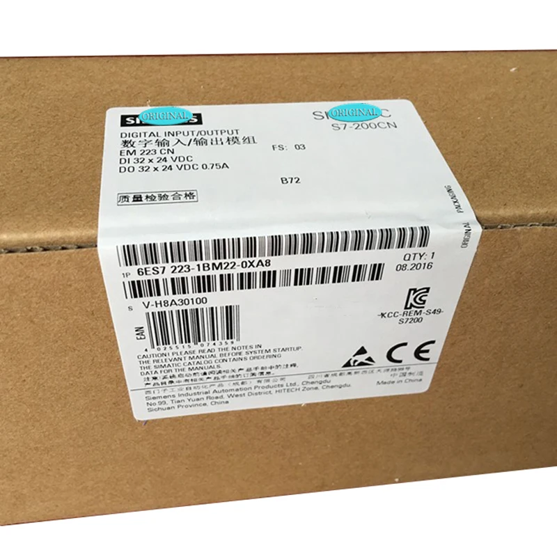 

Новый оригинальный в коробке 6ES7 223-1BM22-0XA8 6ES7 223 1BM22 0XA8 {склад} 1 год гарантии отправка в течение 24 часов