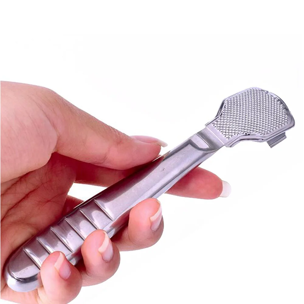 Bittb пилка для ухода за ногами из нержавеющей стали Rasp удаления кутикулы мозолей