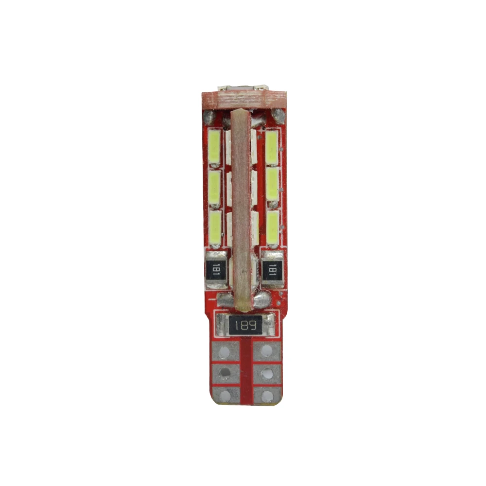 2 шт. T10 Canbus 19 SMD 3014 Светодиодный с W5W 6SMD 5730 194 168 белый 12V Авто Автомобильные