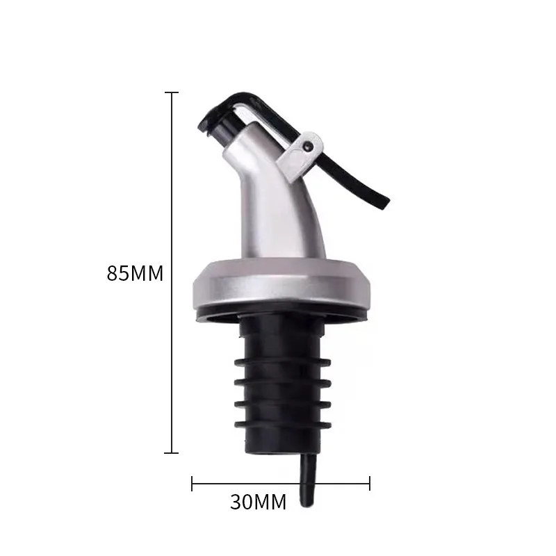 

3Pcs Oil Bottle Stopper Lock Plug Seal Leak-proof Food Grade Rubber Nozzle Sprayer Liquor Dispenser Wine Pourer Kitchen Bar Tool