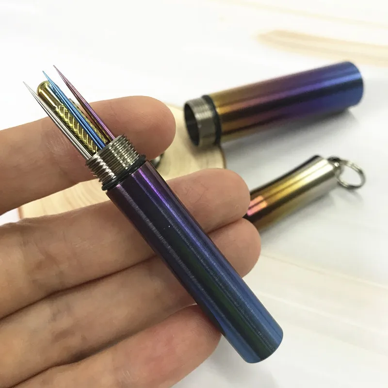 

Держатель зубочисток из титанового сплава, герметичная Водонепроницаемая кабина