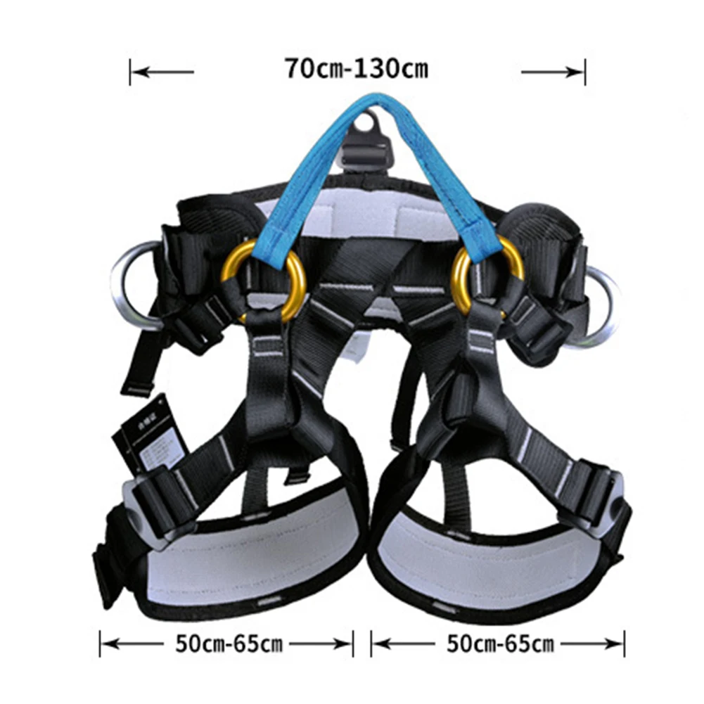 

Mountaineering Safety Belt Downhill Aerial Work Protection Equipment Outdoor Expansion Rappelling Climbing Belt Fullbody Harness