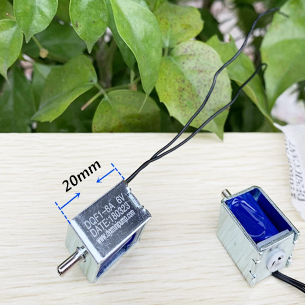 Миниатюрный односторонний электромагнитный клапан постоянного тока 5 В 6 в