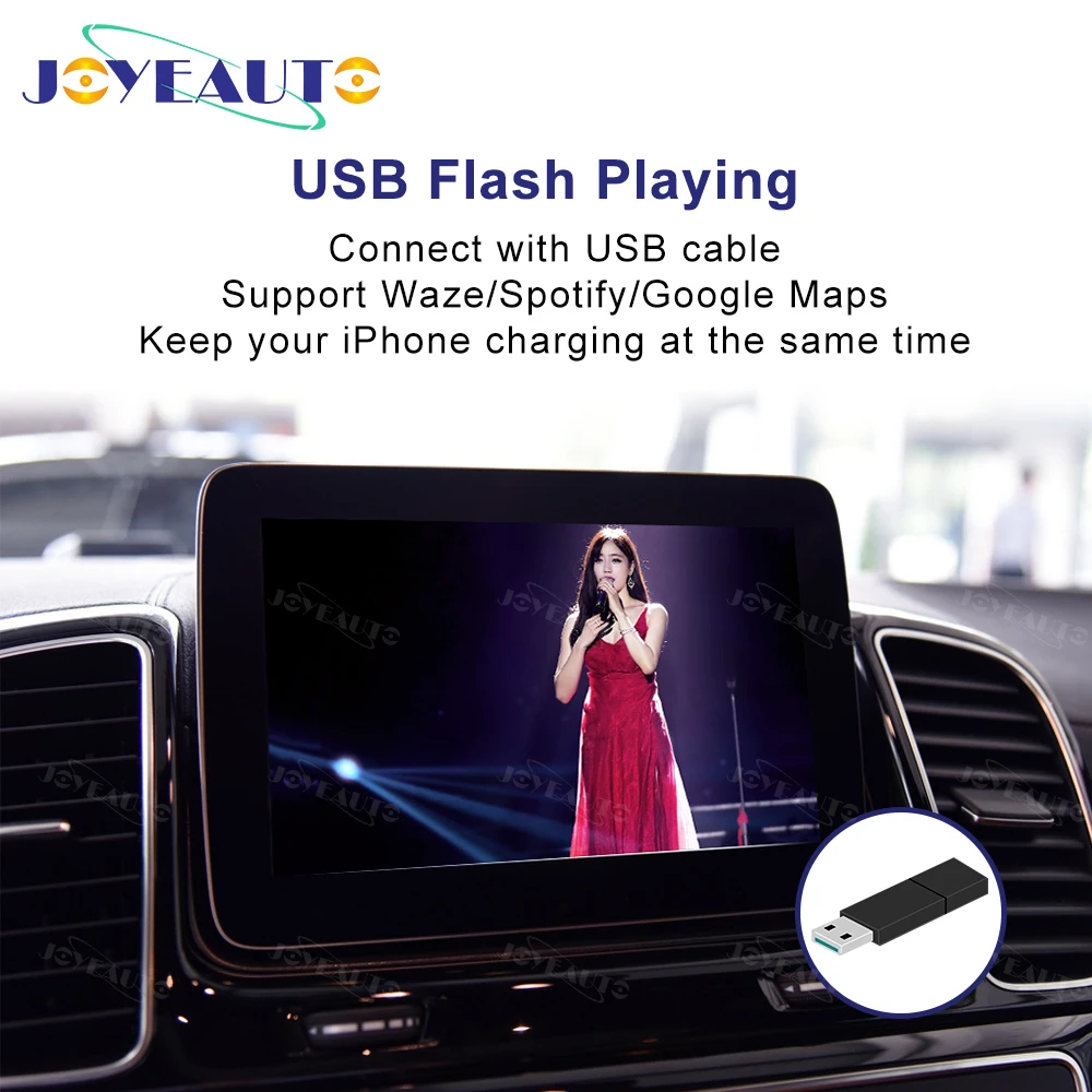 Joyeauto Aftermarket модифицированная для Mercedes беспроводная Apple CarPlay GLE Class W166 C292 15-19 NTG5 автомобильная игра с камерой заднего вида