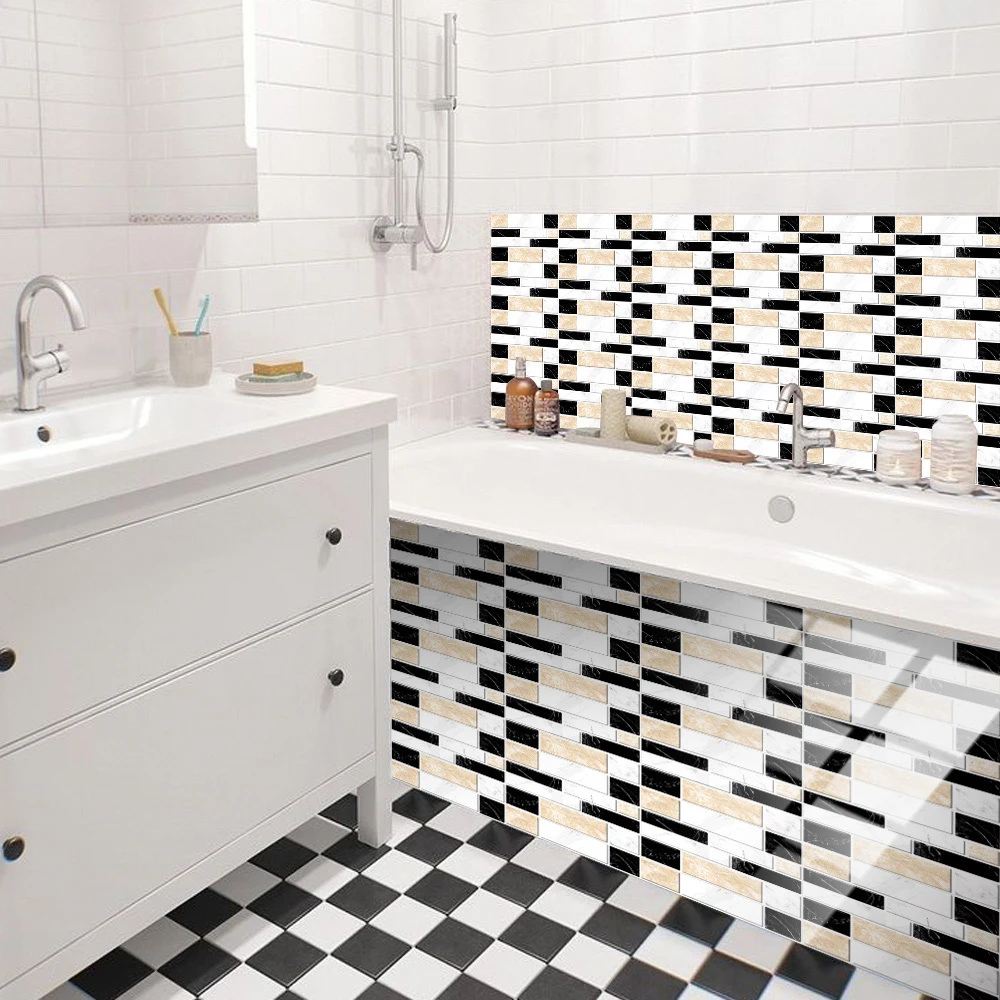 Горячая Распродажа 3D наклейки для плитки Backsplash водостойкая самоклеящаяся пленка