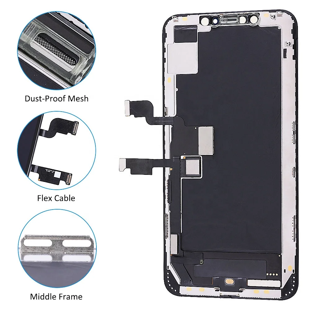 AAA + LCD для iPhone 11 Pro XR XS X MAX дисплей с 3D сенсорным экраном Digitzer сборка Замена 100% тест